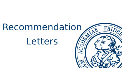 To the page:Recommendation Letters